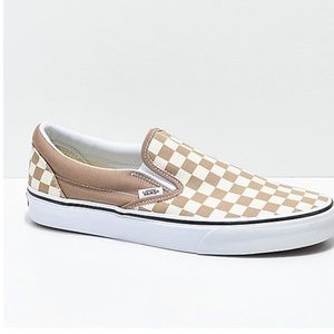 Vans tigers eye checkerboard cmen’s 9.5 women’s 11